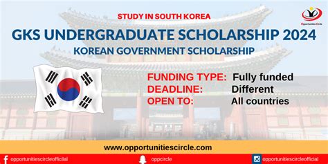 Global Korea Undergraduate Scholarship 2024 Korean Government