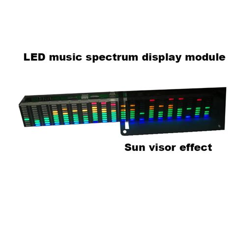 Colorful LED Music Spectrum Display Analyzer 20 Segments 10 Levels MP3