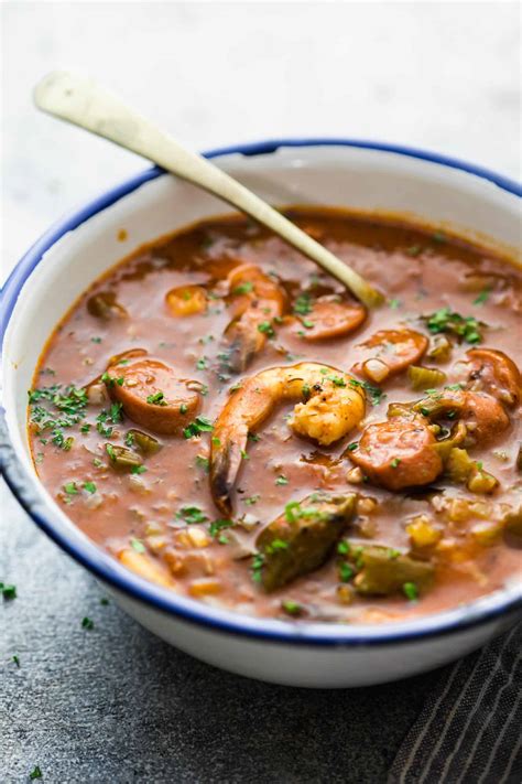 New Orleans Shrimp Sausage Gumbo My Food Story