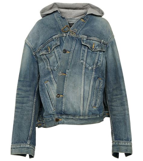 Balenciaga Asymmetric denim jacket Balenciaga