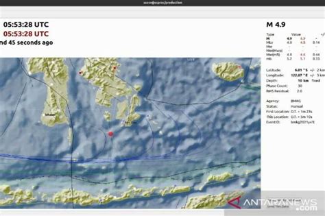 Awas Ini Ada Gempa Magnitudo Guncang Wilayah Buton Selatan Koran