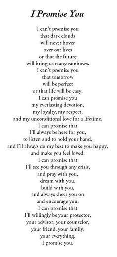 I Promise You Love Promise Quotes Promise Quotes Love Quotes For Her