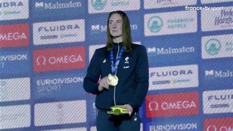 VIDEO 1500m nage libre F nouveau podium et nouvelle médaille d or