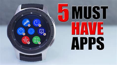 Best Utility Apps For The New Samsung Galaxy Watch Youtube