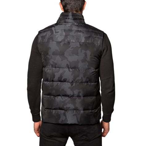 Aspen Down Puffer Vest Black Camo S Jared Lang Touch Of Modern