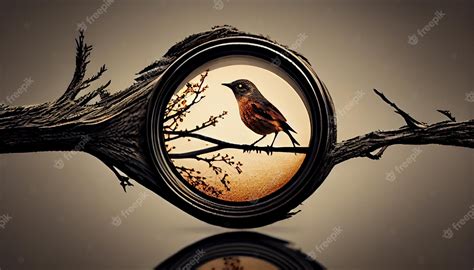 Premium Photo | Nature beauty bird silhouette perching at sunset ...