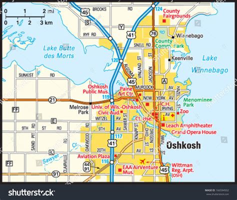 UW Oshkosh Campus Map