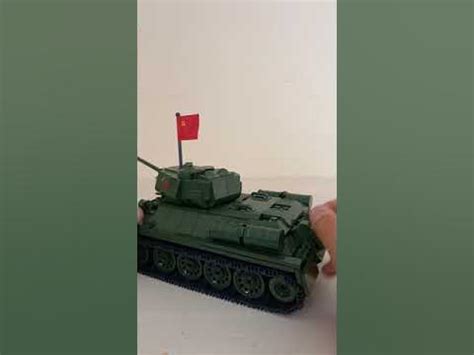 обзор танка т-34 85 из Лего - YouTube