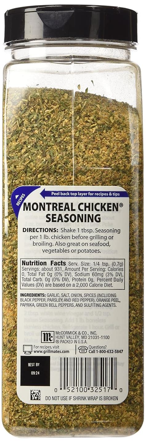 Mccormick Grill Mates Montreal Chicken Seasoning Recipe