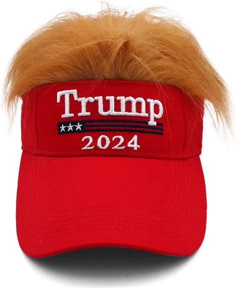 Trump Hat Donald Trump 2024 Hat With Hair Make America Great Again Hat