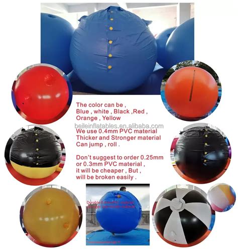 2023 Hot Sale Beile Customize Round Pvc Inflatable Blueberry Ball Suit