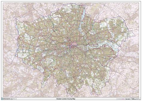 Greater London Boundary Map - Cher Melany