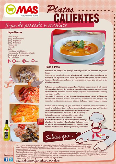 Receta De Sopa De Pescado Y Marisco