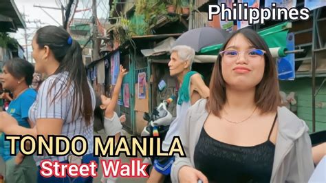 Tondo Manila Philippines Virtual Walking Tour 4k Youtube