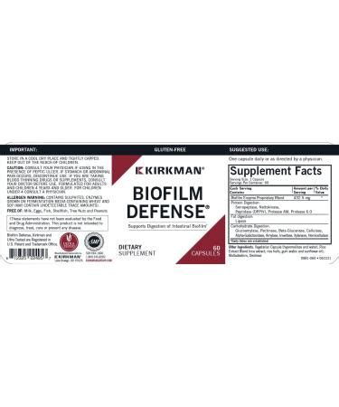 Kirkman Labs Biofilm Defense - 60 Capsules for Optimal Gut Health | Buy ...