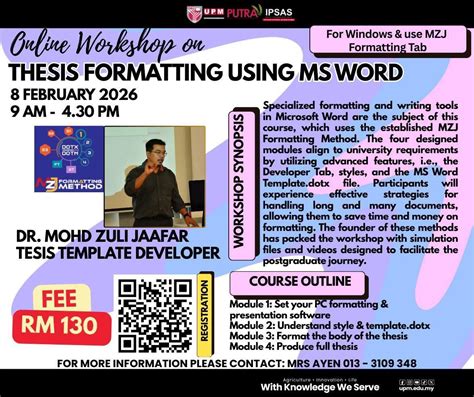 ipsas  workshop  thesis formatting  ms word struggling