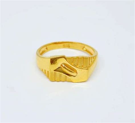 18kt Gold Ring New Quad Design For Mens Welcome To Rani Alankar