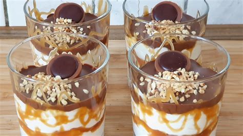 Toffifee Becher Mit Karamellsauce Dessert Rezept Youtube