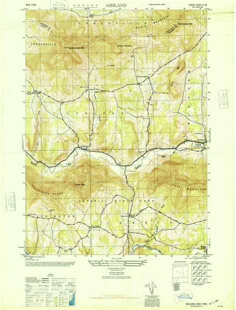 1980 USGS topo map Ashland