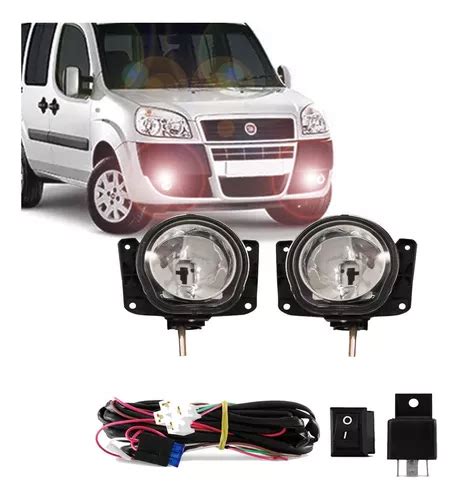 Kit Farol De Milha Neblina Auxiliar Fiat Doblo Parcelamento