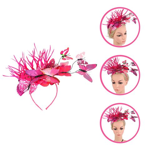 Haarschmuck Schmetterling Fascinator Hut Stirnband Creolen Haarreifen