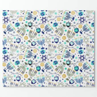 Happy Hanukkah Wrapping Paper | Zazzle