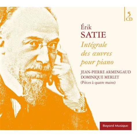 Coffret 5 CD Erik Satie Intégrale des œuvres pour piano