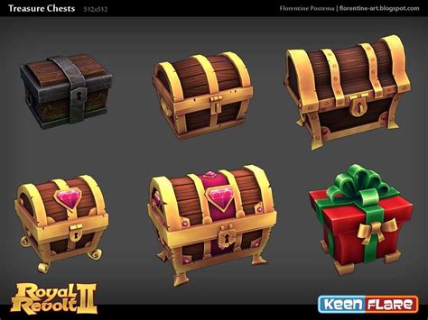 Pin By Joy Solo On Game Art And UI Game Design Treasure Chest Prop