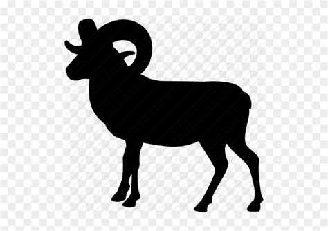 Ram Clipart Animals Icon Black Free Transparent Png Clipart Images