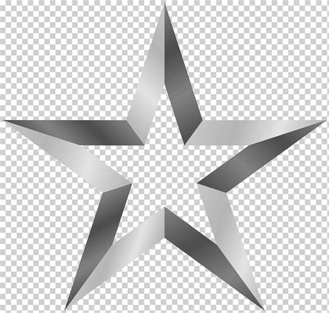 Descarga Gratis Logotipo De La Estrella Gris Estrella De Plata