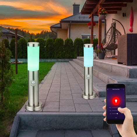 Sockelleuchte E Stehlampe Garten Smart Home Au Enleuchte