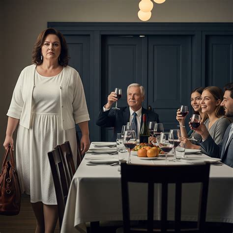 Just before our guests arrived, my husband sneered at me, calling me a