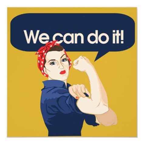 Rosie Riveter We can do it Card | Zazzle