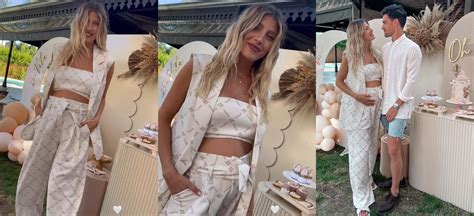 El Look Sastrero De Cande Ruggeri Para El Baby Shower De Su Hija Vita