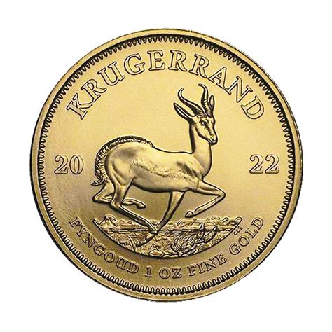 1 Oz SA Krugerrand Gullmynt 2022 23 Nettbutikk