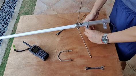 Diamond X50 DualBand antenna Assembly - YouTube