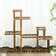 Dakota Fields Daya Rectangular Multi Tiered Solid Wood Plant Stand