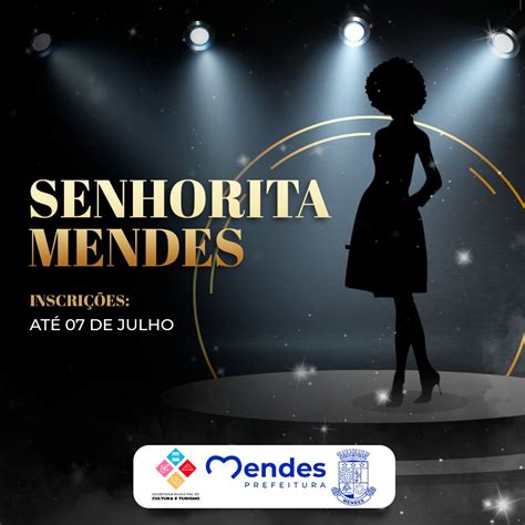 Inscrições do Senhorita Mendes 2023 Prefeitura Municipal de Mendes