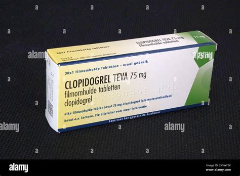 Photo Of Package Of Clopidogrel Tablets An Antiplatelet Medication