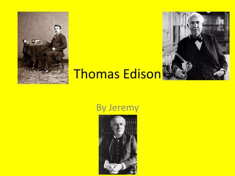 Thomas Edison PPT