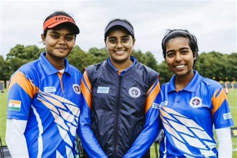 Archery World Cup Indian Women S Compound Archery Team Wins Hat Trick