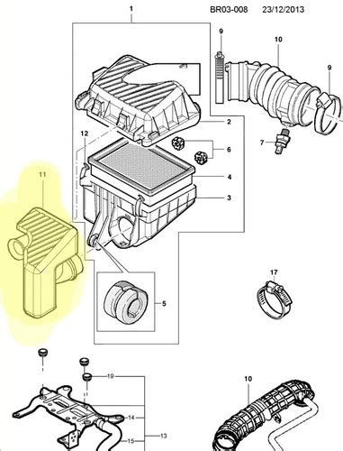 Resonador Filtro Aire Suzuki Fun Celta 2006 Original Gm ENCENDIDOOESTE