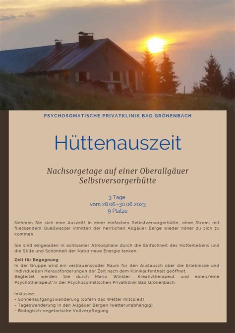 Sommer Events Psychosomatische Privatklinik Bad Gr Nenbach