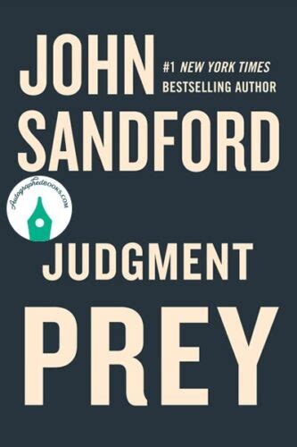 AUTOGRAPHED SIGNED Judgment Prey By John Sandford 2023 Hardcover