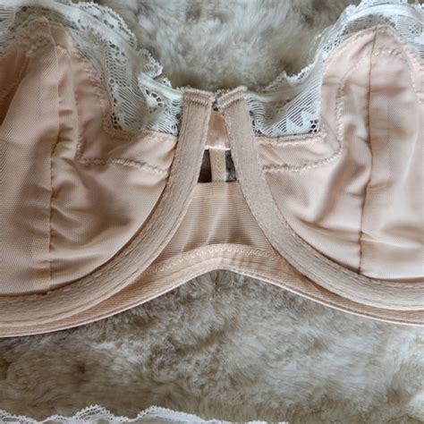 Felina Intimates Sleepwear Felina Nude And White Lace Lingerie Set Poshmark