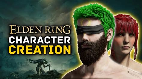 Elden Ring All Character Creation Options Male And Female Youtube