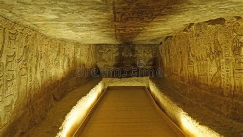 Interior Of The Small Temple At Abu Simbel The Temple Of Hathor And