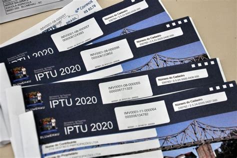 IPTU Blumenau 2023 Como Consultar Valor Isenção IPTU