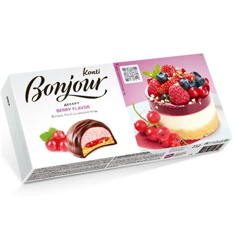 Десерт Bonjour KONTI со вкусом ягод | отзывы