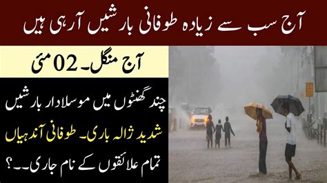 Pakistan Weather Today Stormy Rains Hails Are Starting In Pakistan